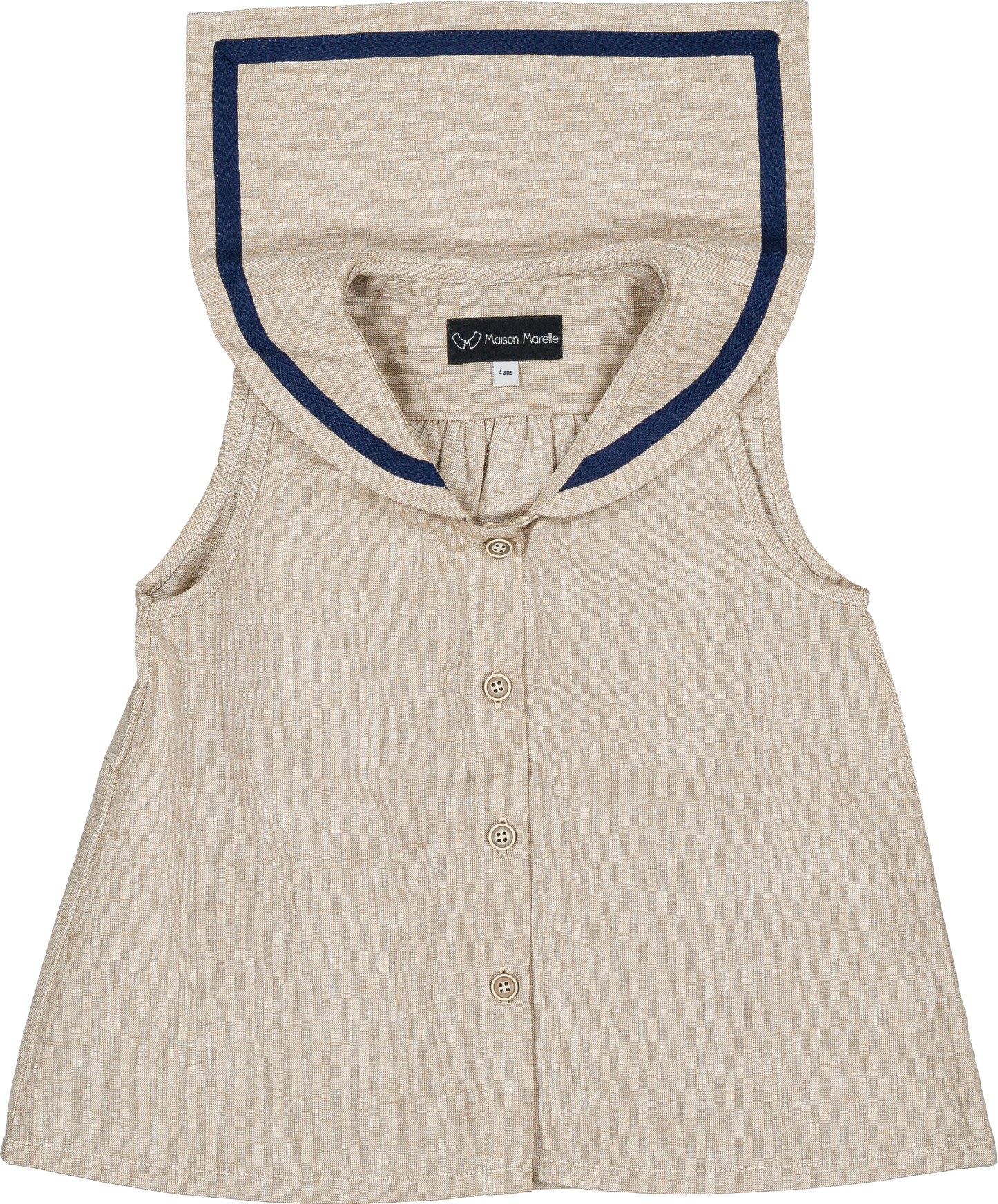 Blouse COLYSEE - beige [Maison Marelle] (26SS)