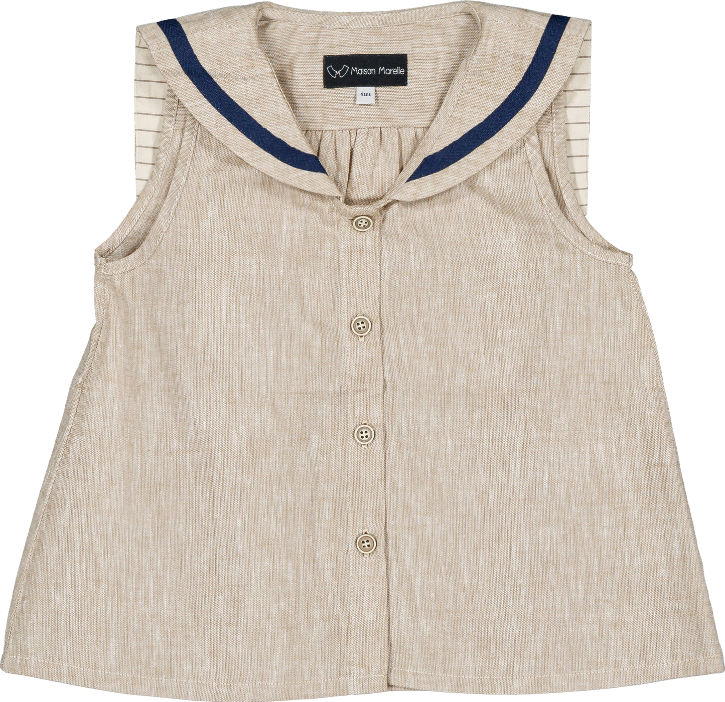 Blouse COLYSEE - beige [Maison Marelle] (26SS)