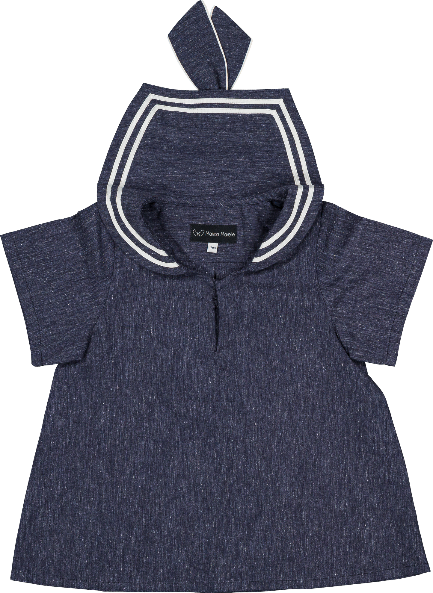 Blouse MAHON - navy blue [Maison Marelle] (26SS)