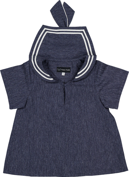 Blouse MAHON - navy blue [Maison Marelle] (26SS)