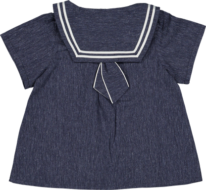 Blouse MAHON - navy blue [Maison Marelle] (26SS)