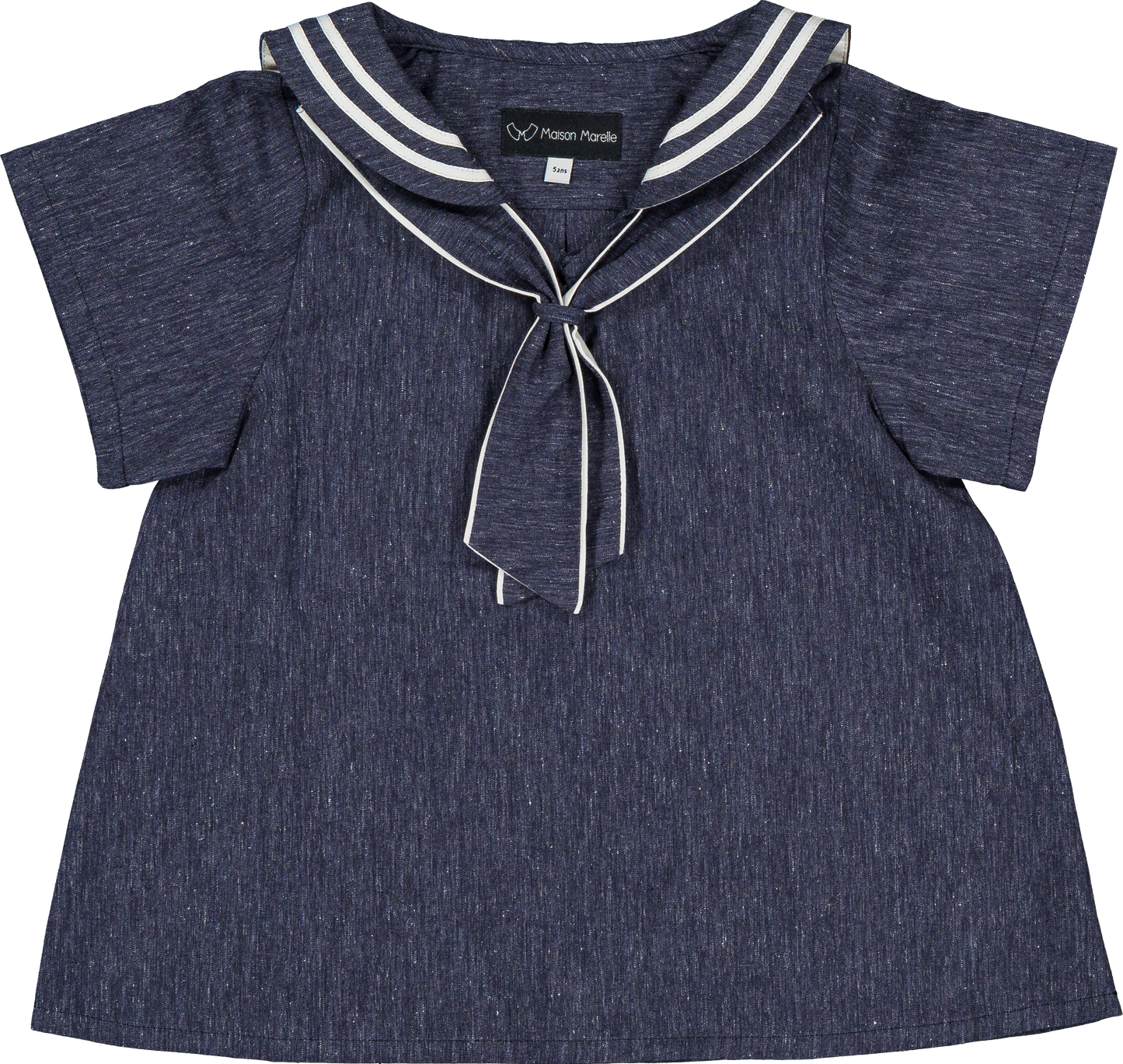 Blouse MAHON - navy blue [Maison Marelle] (26SS)