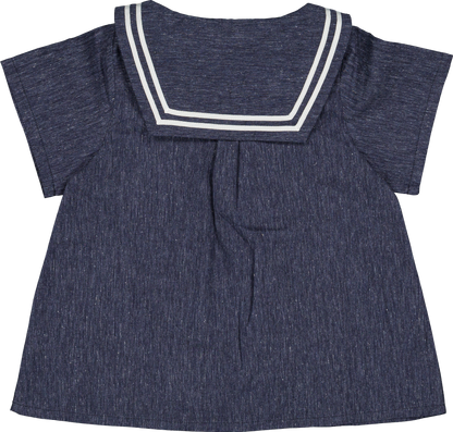 Blouse MAHON - navy blue [Maison Marelle] (26SS)
