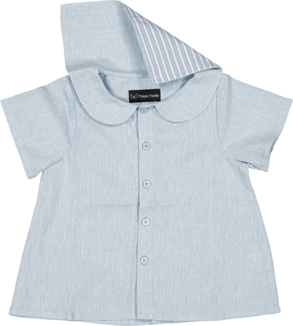 Shirt MONCEAU - blue sky linen [Maison Marelle] (26SS)