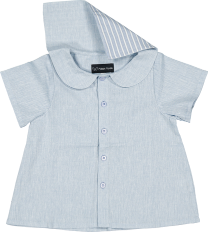 Shirt MONCEAU - blue sky linen [Maison Marelle] (26SS)