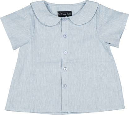 Shirt MONCEAU - blue sky linen [Maison Marelle] (26SS)