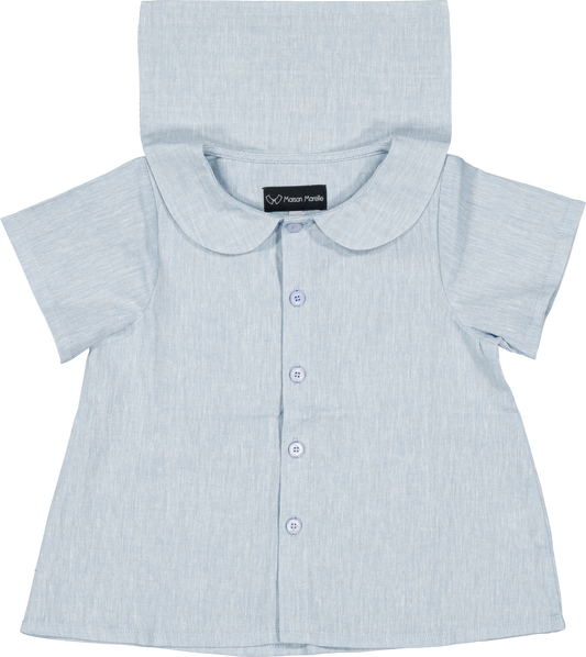 Shirt MONCEAU - blue sky linen [Maison Marelle] (26SS)
