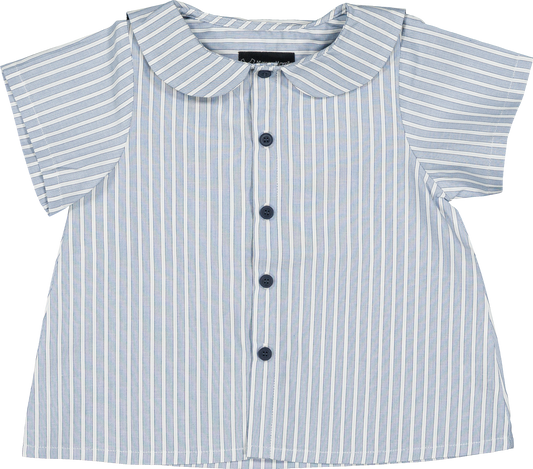 Shirt MONCEAU - blue stripes [Maison Marelle] (26SS)