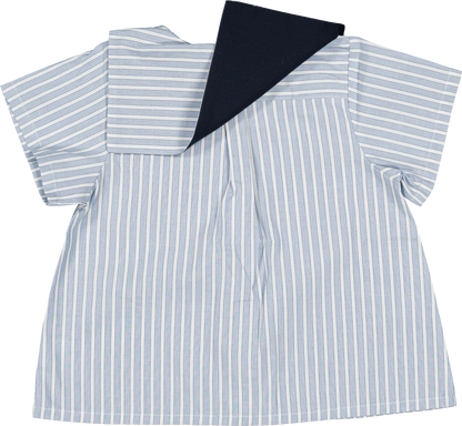 Shirt MONCEAU - blue stripes [Maison Marelle] (26SS)