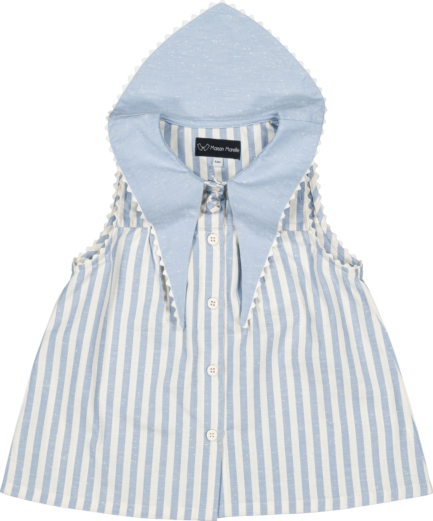 Shirt TRUDAINE - blue stripes [Maison Marelle] (26SS)
