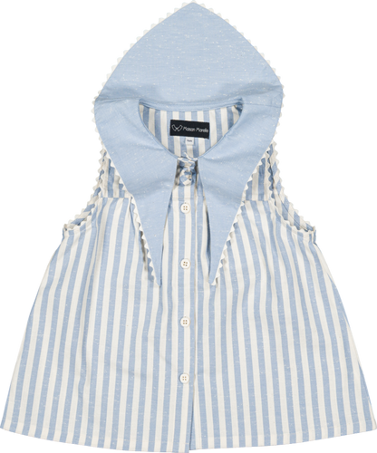 Shirt TRUDAINE - blue stripes [Maison Marelle] (26SS)