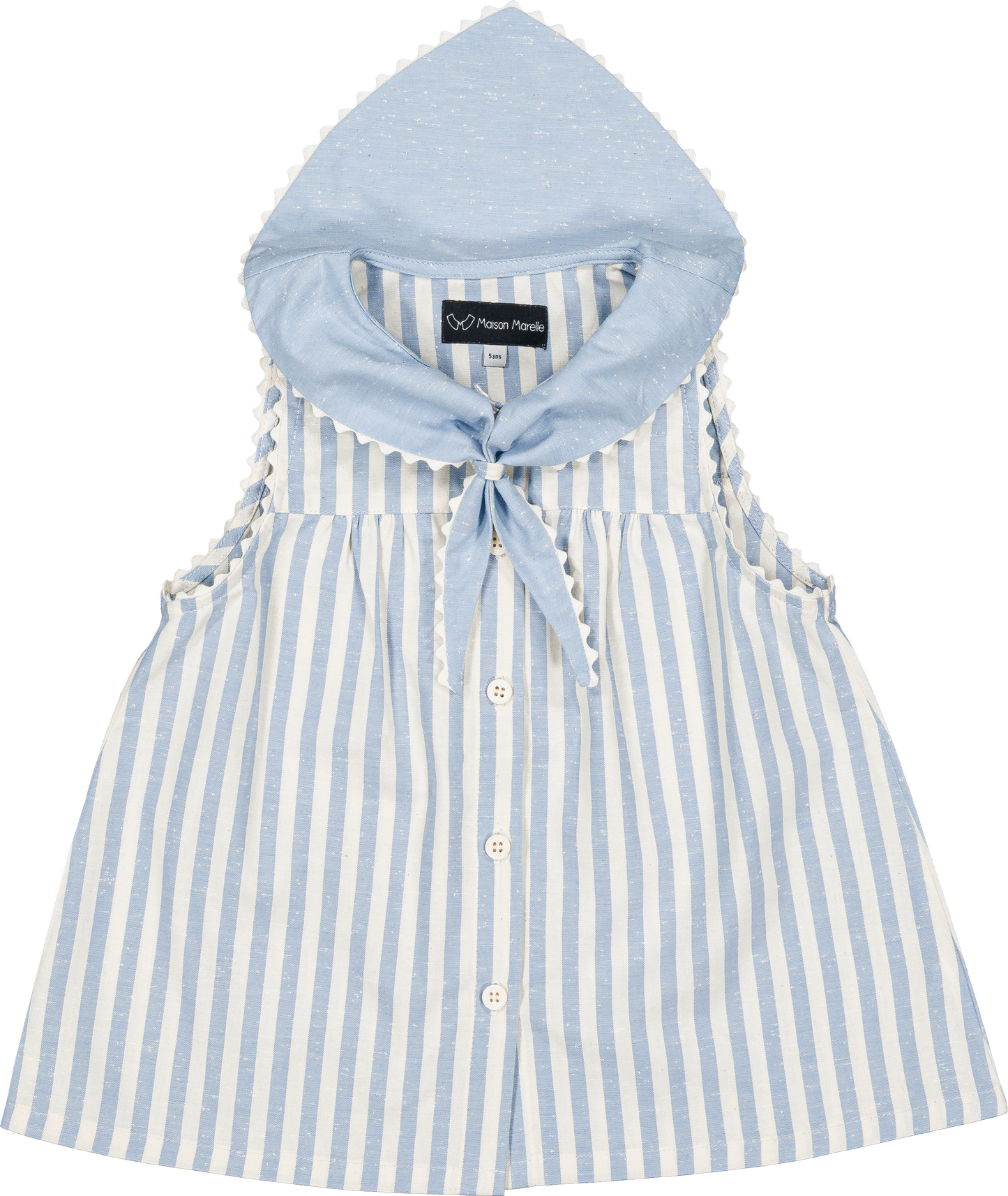 Shirt TRUDAINE - blue stripes [Maison Marelle] (26SS)