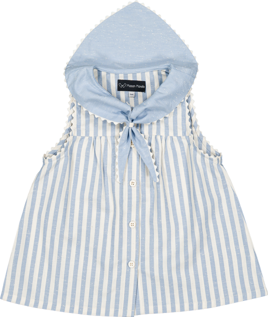 Shirt TRUDAINE - blue stripes [Maison Marelle] (26SS)
