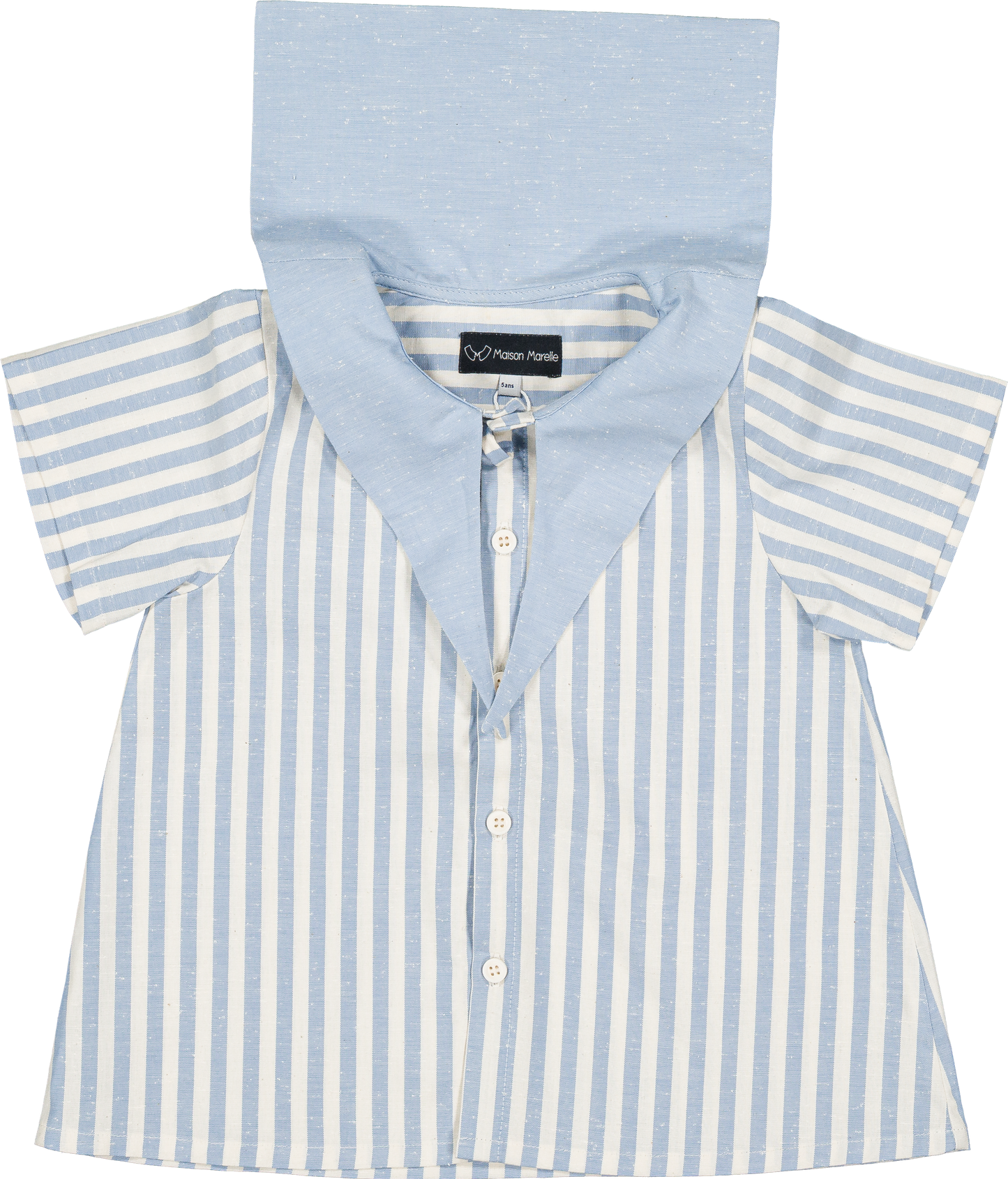 Shirt MONGE - blue stripes [Maison Marelle] (26SS)