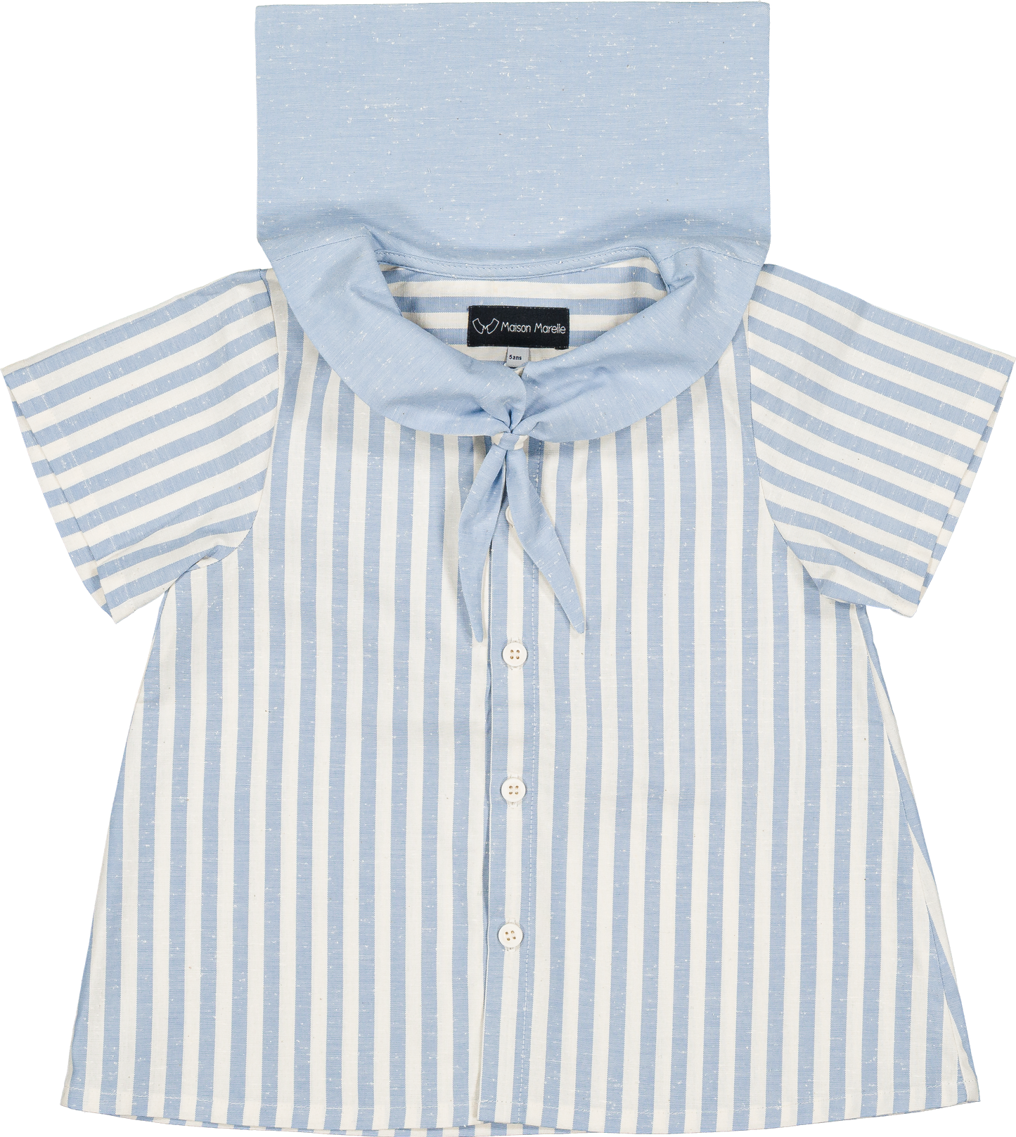 Shirt MONGE - blue stripes [Maison Marelle] (26SS)