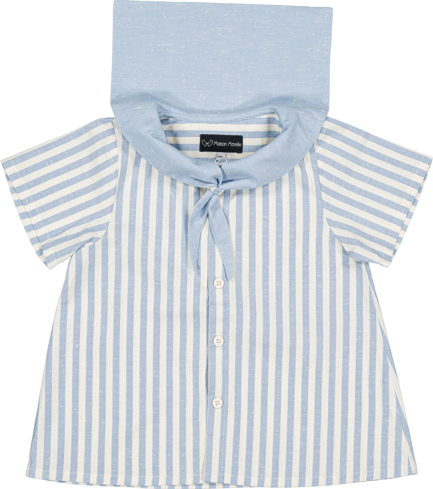 Shirt MONGE - blue stripes [Maison Marelle] (26SS)