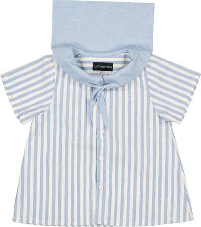 Shirt MONGE - blue stripes [Maison Marelle] (26SS)
