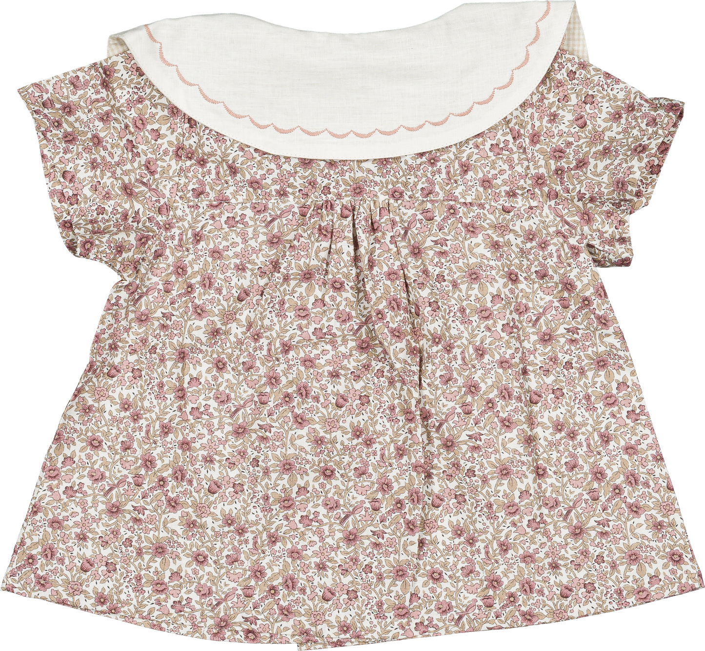 Blouse NOLLET - pink flowers [Maison Marelle] (26SS)