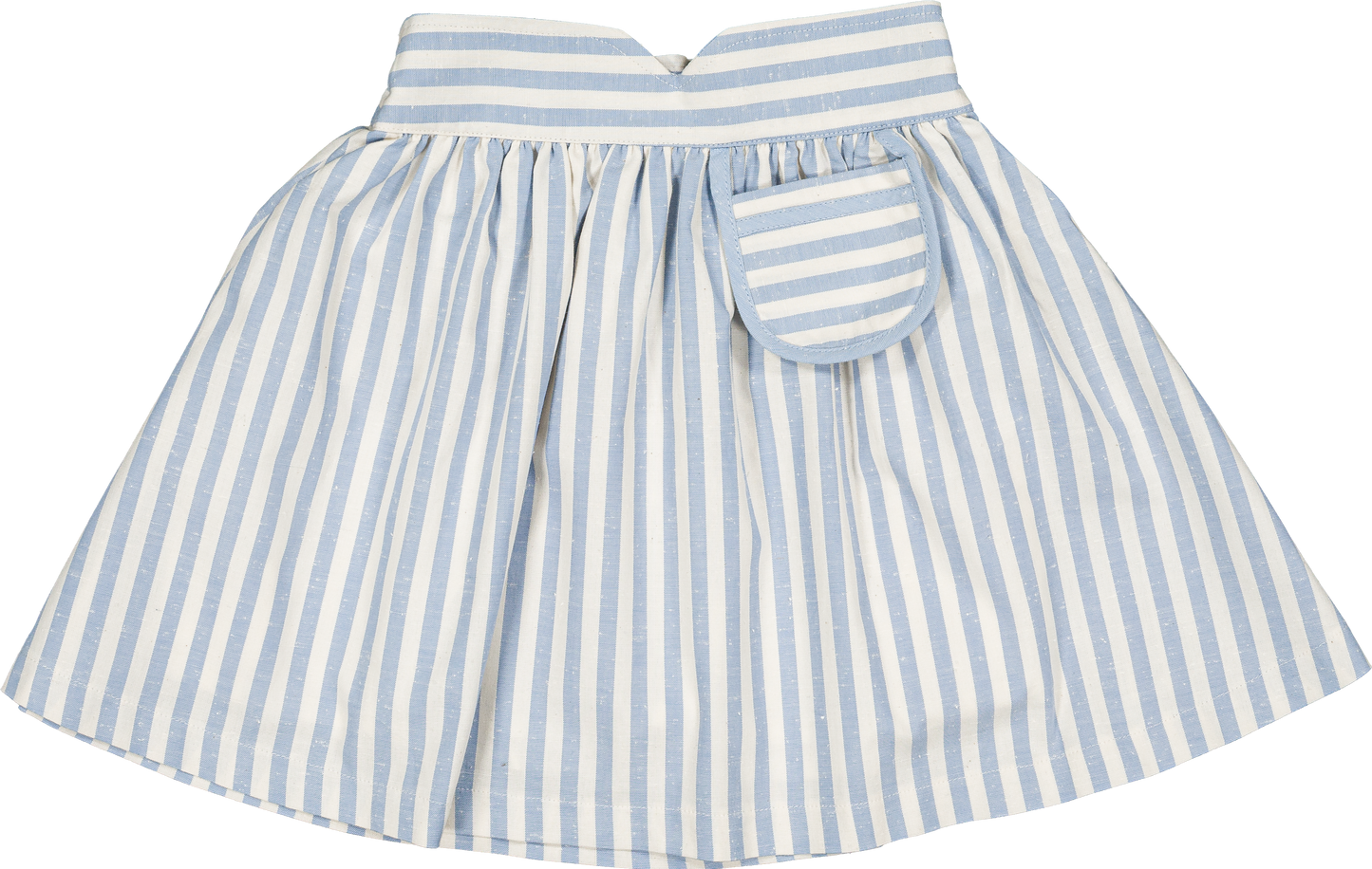 Skirt TOURNON - wide blue stripes [Maison Marelle] (26SS)