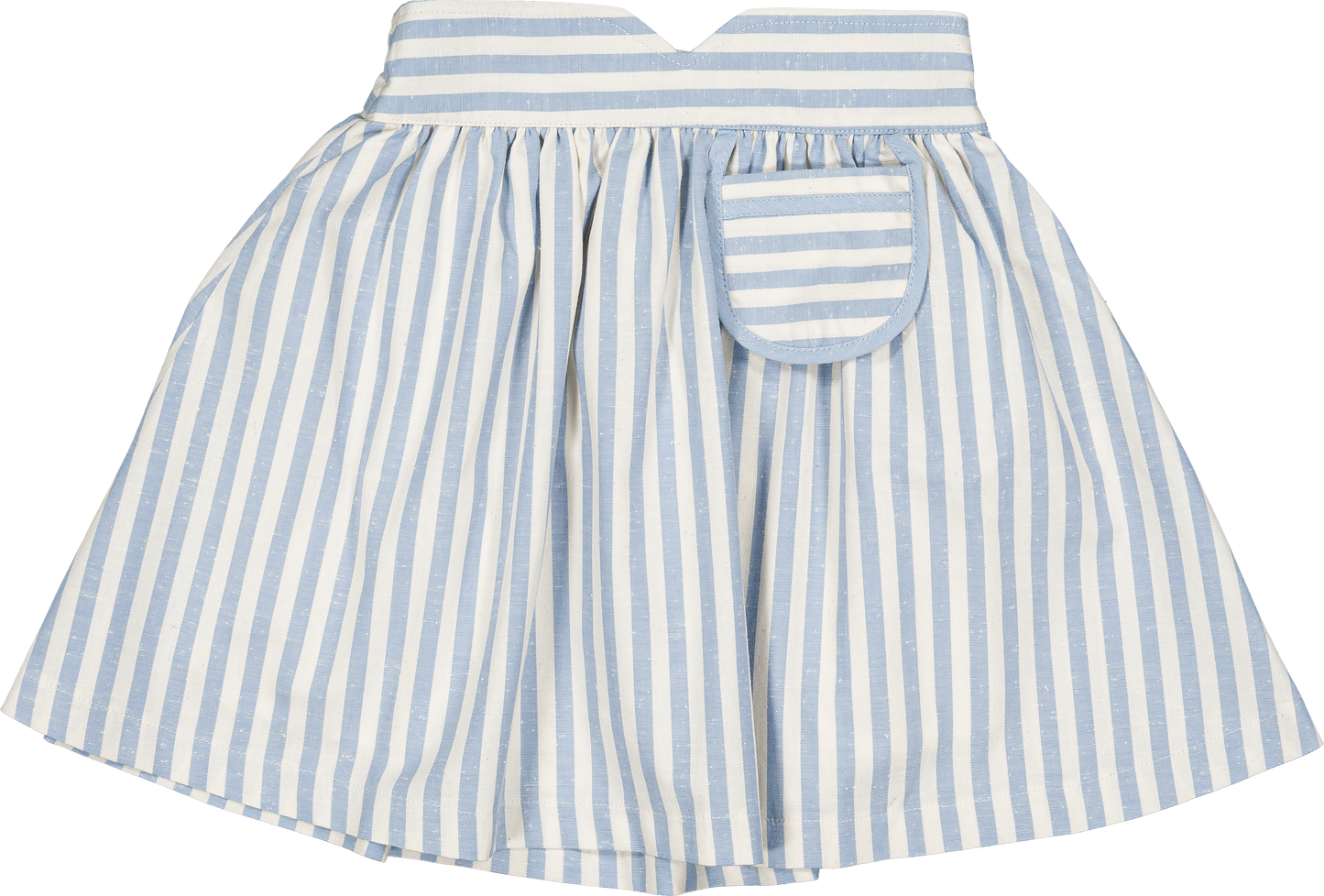 Skirt TOURNON - wide blue stripes [Maison Marelle] (26SS)