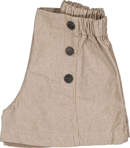 Short SEVRES - thin beige stripes [Maison Marelle] (26SS)