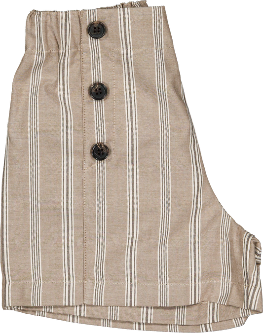 Short SEVRES - dark beige stripes [Maison Marelle] (26SS)