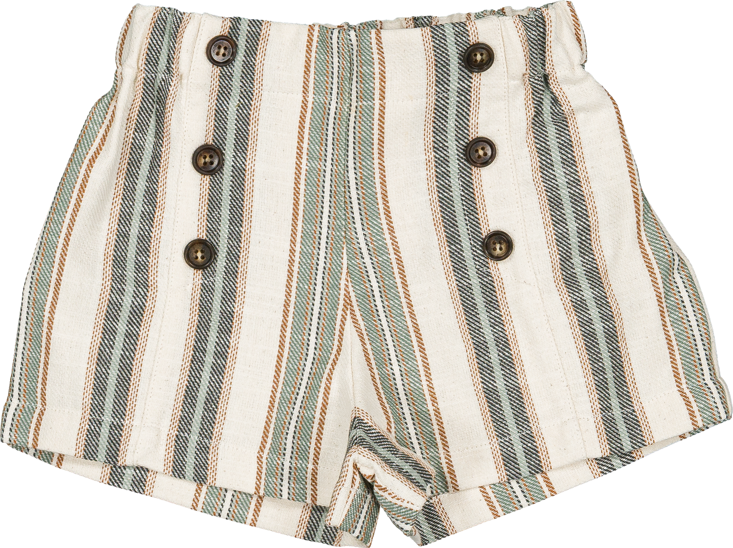 Short SEVRES - wide green stripes [Maison Marelle] (26SS)
