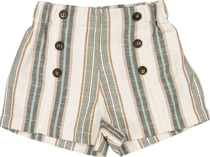 Short SEVRES - wide green stripes [Maison Marelle] (26SS)