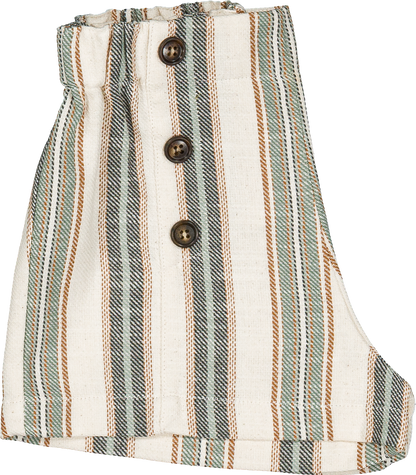 Short SEVRES - wide green stripes [Maison Marelle] (26SS)