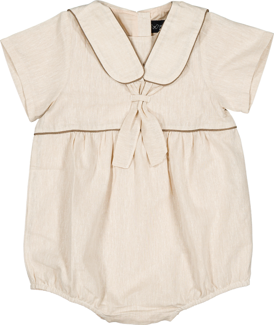 Romper NIEL - beige linen [Maison Marelle] (26SS)