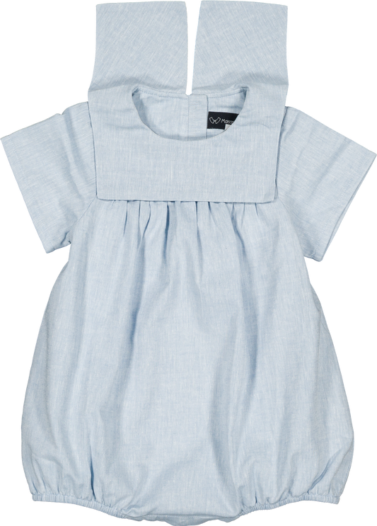 Romper BOURBON - blue sky linen [Maison Marelle] (26SS)