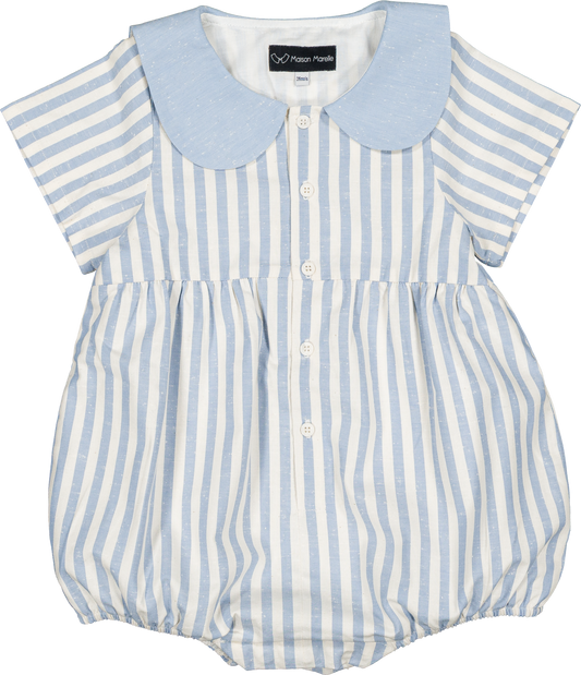 Romper BAC - blue stripes [Maison Marelle] (26SS)