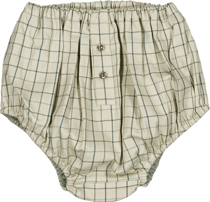 Bloomer CHAILLOT - apple green checks [Maison Marelle] (26SS)