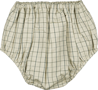 Bloomer CHAILLOT - apple green checks [Maison Marelle] (26SS)