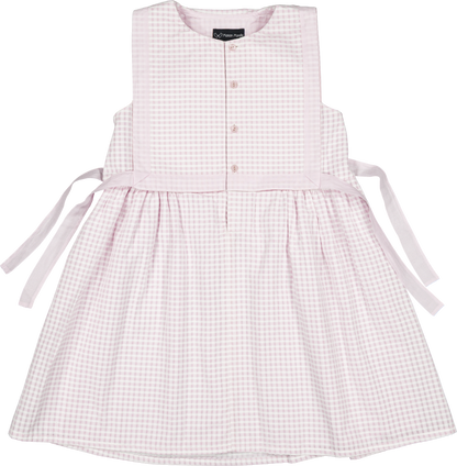 Dress JAURES - pink gingham [Maison Marelle] (26SS)