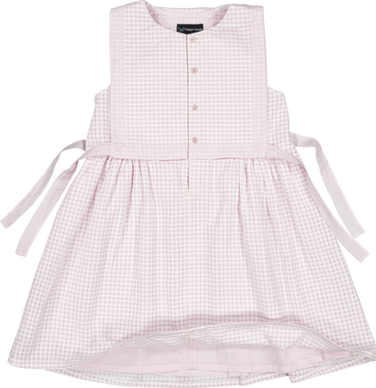 Dress JAURES - pink gingham [Maison Marelle] (26SS)