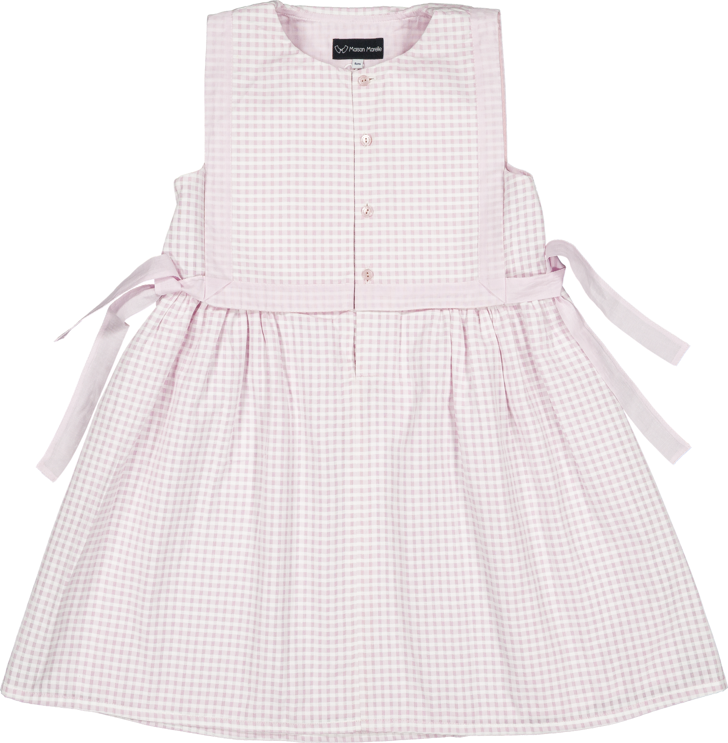 Dress JAURES - pink gingham [Maison Marelle] (26SS)
