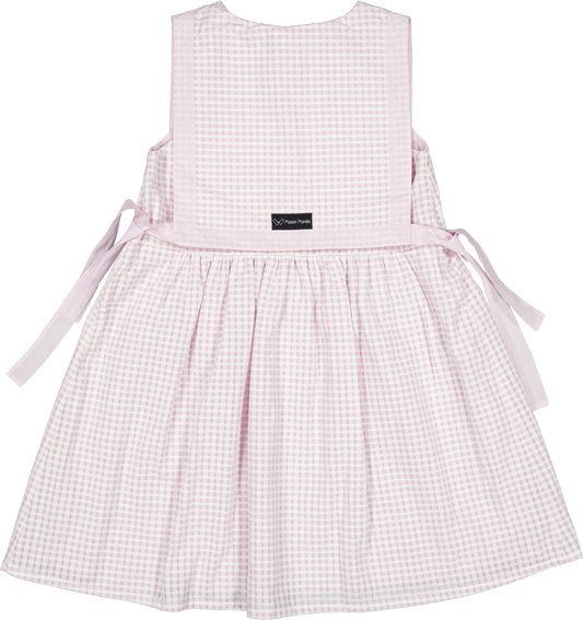 Dress JAURES - pink gingham [Maison Marelle] (26SS)