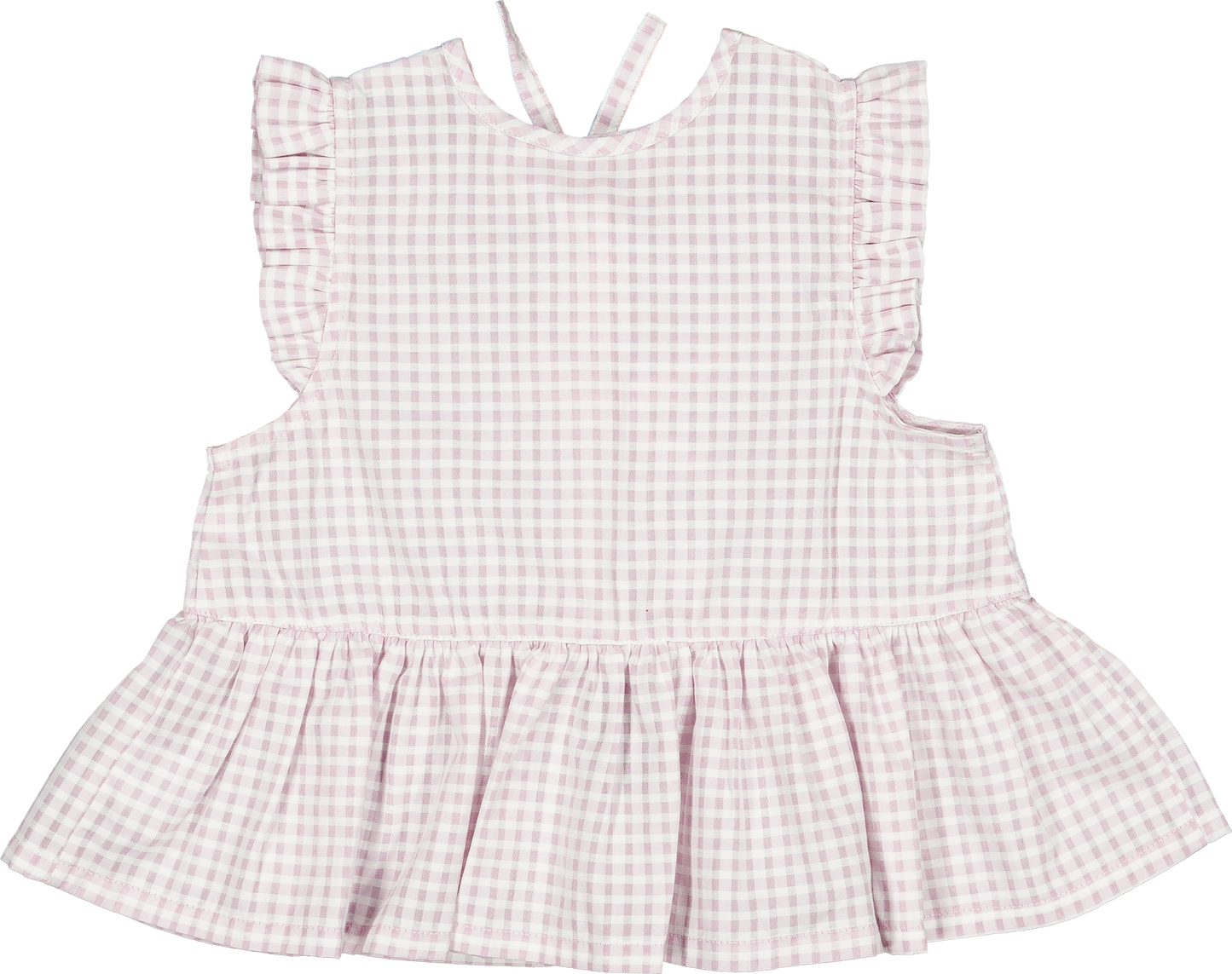 Blouse VOSGES - gingham pink [Maison Marelle] (26SS)