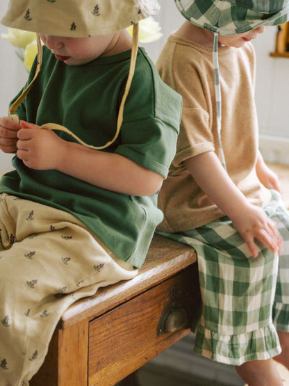 Dill Gingham Bucket Sun Hat [organic zoo] (26SS)