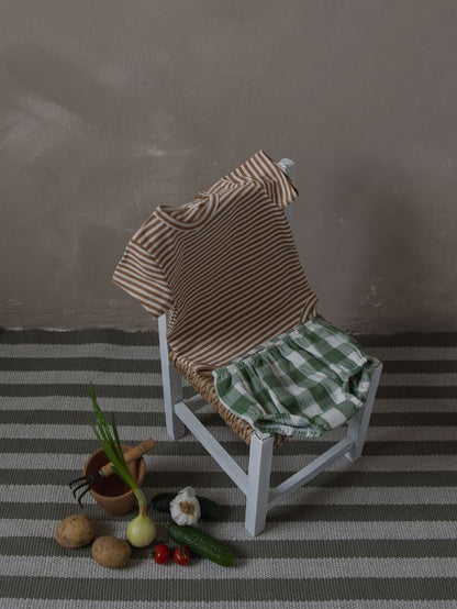 Dill Gingham Shortie [organic zoo] (26SS)