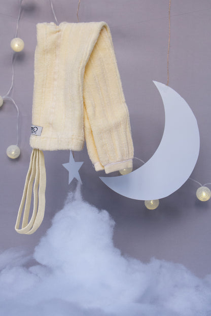 Granny Teddy Footless Tights With Braces - Lemon Icing [SILLY Silas (Heavenly Collection)]