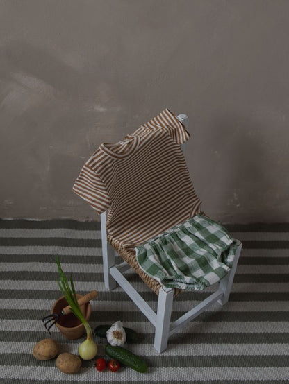 Dill Gingham Shortie [organic zoo] (26SS)