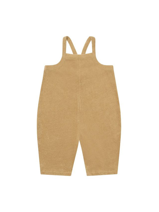 Wheat Terry Cropped Dungarees [organic zoo] (26SS)