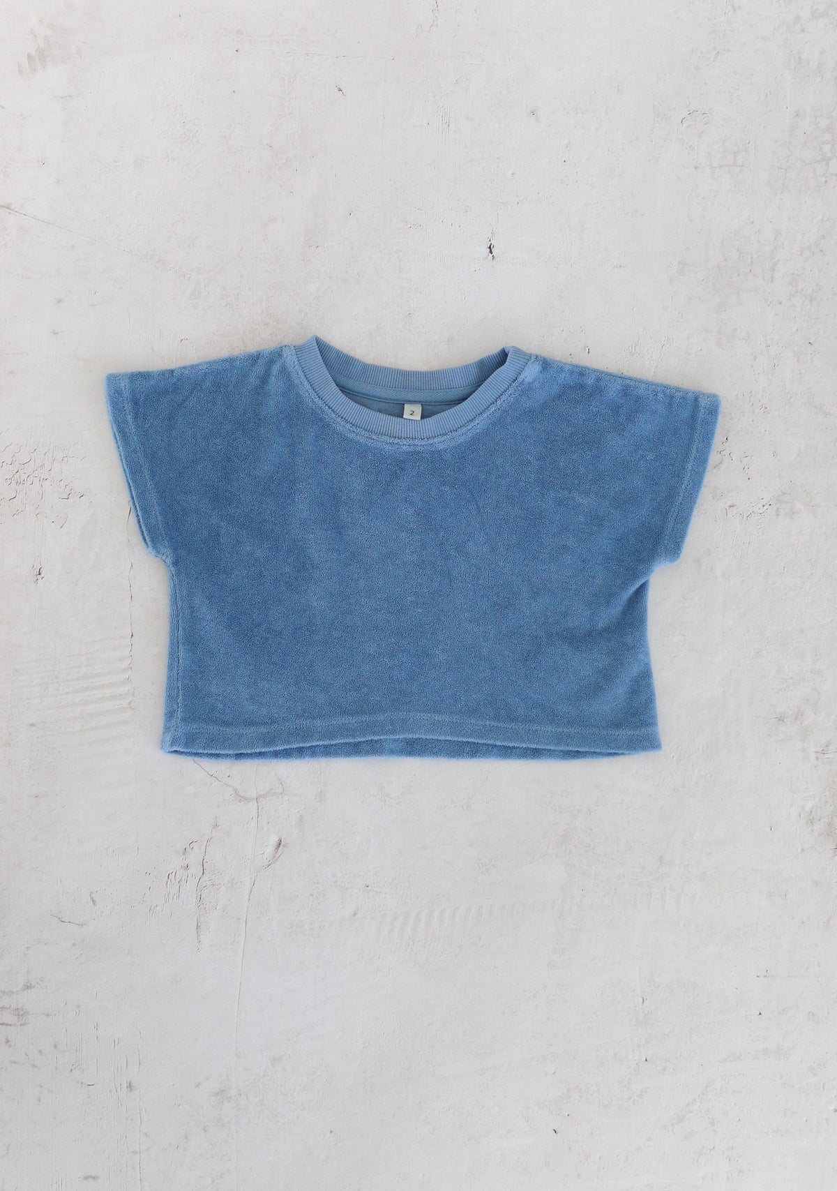 Cropped Sweat - Blue [EARTH THE ARCHIVE]