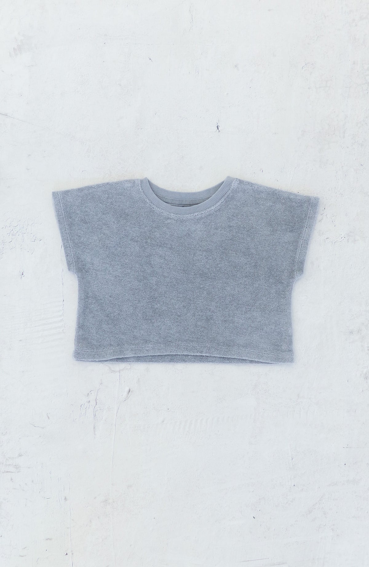 Cropped Sweat - Charcoal [EARTH THE ARCHIVE]