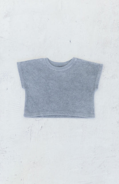 Cropped Sweat - Charcoal [EARTH THE ARCHIVE]