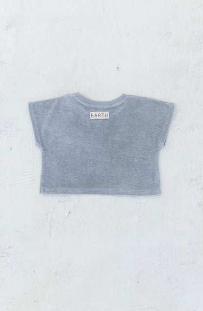 Cropped Sweat - Charcoal [EARTH THE ARCHIVE]