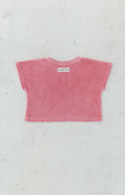 Cropped Sweat - Pink [EARTH THE ARCHIVE]