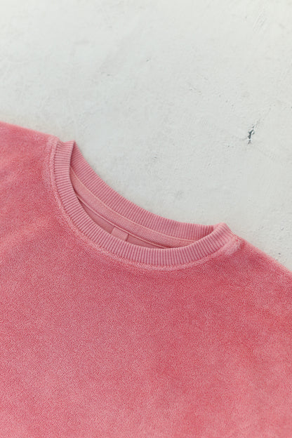 Cropped Sweat - Pink [EARTH THE ARCHIVE]